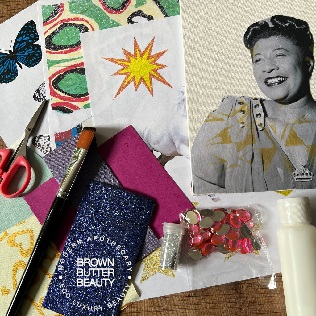 black culture  DIY collage art kit