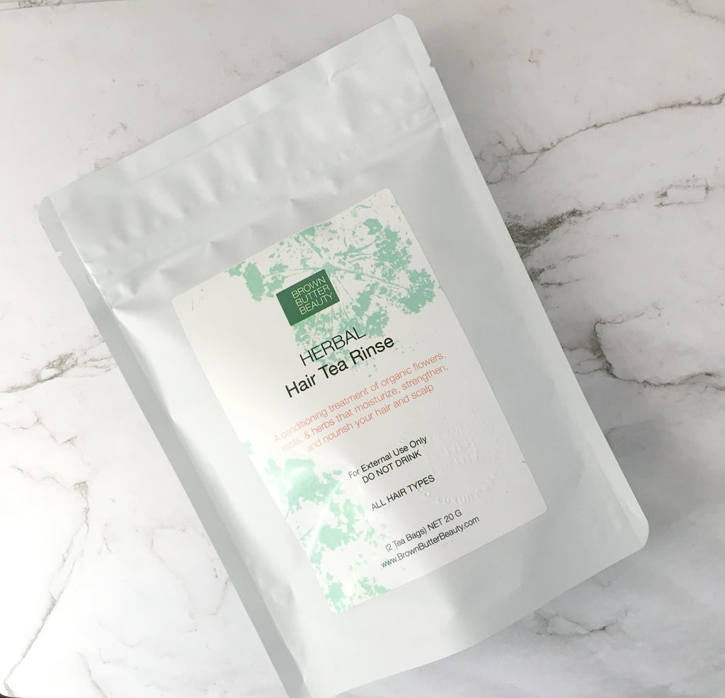 tea hair rinse