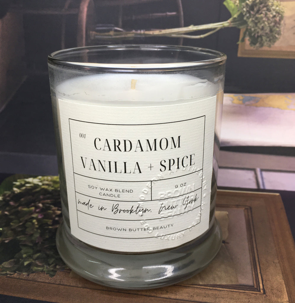 herb infused candle