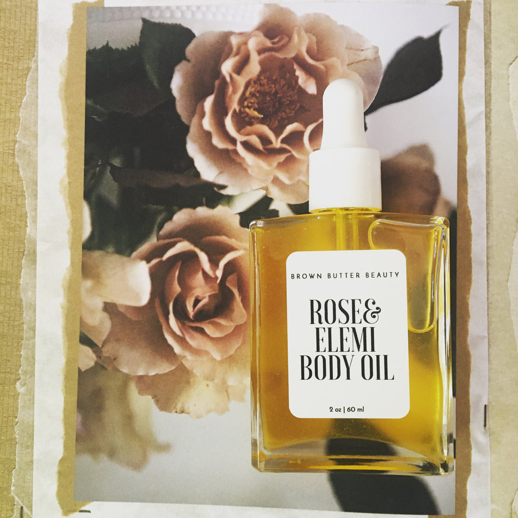 rose body oil valentine gift for her organic ingrediens